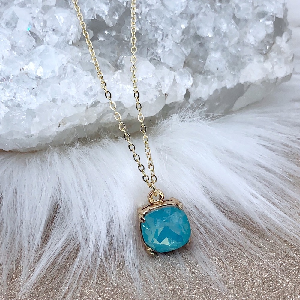 Blue Opalite Choker Necklace - Picture 3 of 8